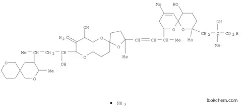 Molecular Structure of 155716-06-6 (OKADAIC ACID AMMONIUM SALT)